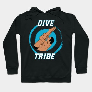 Mens Diving Dive Tribe Springboard Platform Diver Hoodie